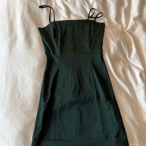 Aritzia Sunday Best Shimmer Satin Dress